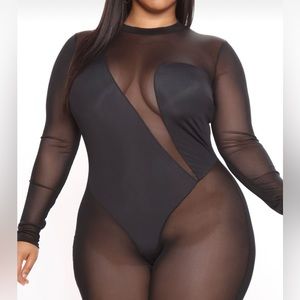 Dangerous Kisses Jumpsuit – Black Size: XL